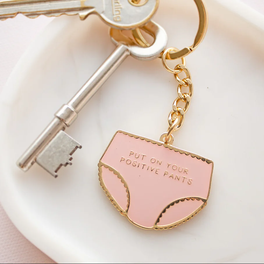 Boxed Positive Pants Keyring