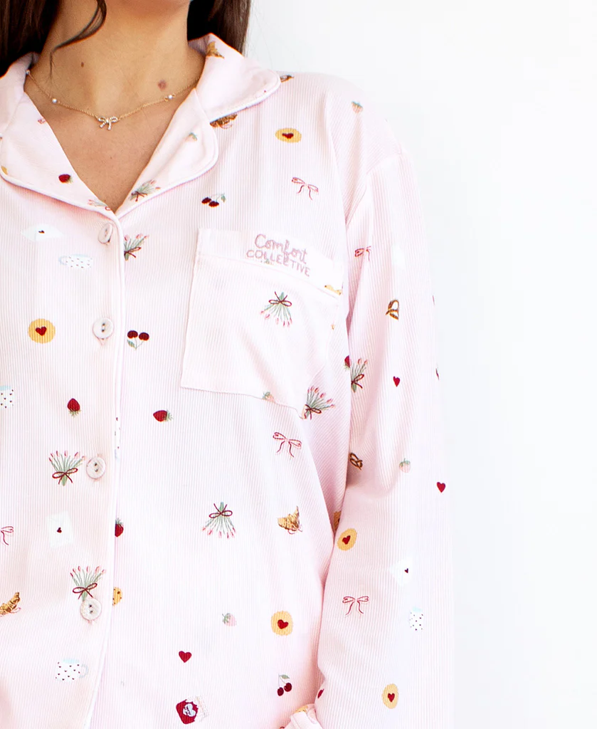 The Breakfast In Bed Pyjama, Socks & Bag Set | Luxury Ready To Go TreatBox - Image 4