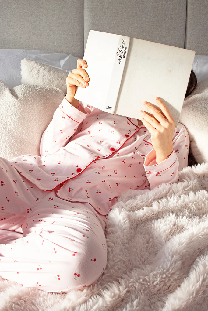 Comfort Collective Cherry Print Pyjama Set - Image 6