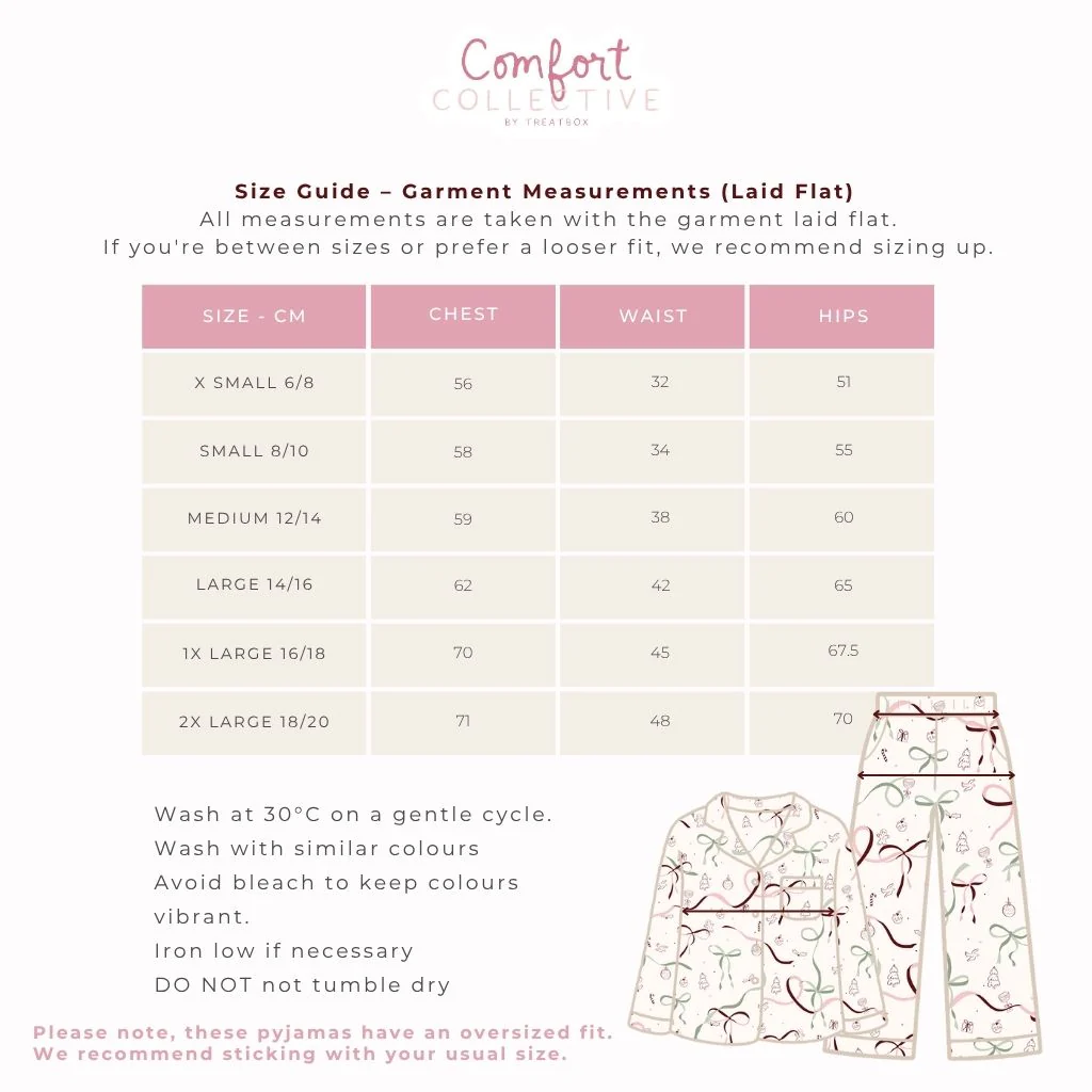 Comfort Collective Christmas Ribbon Pyjama Set - Image 7