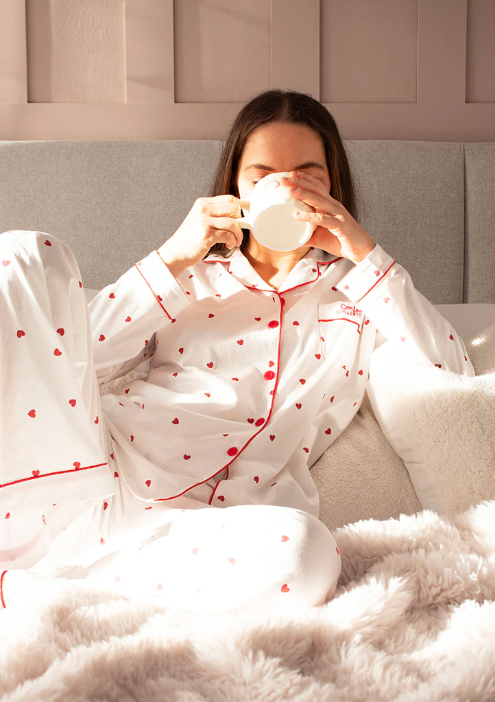 Comfort Collective Heart Print Pyjama Set - Image 9