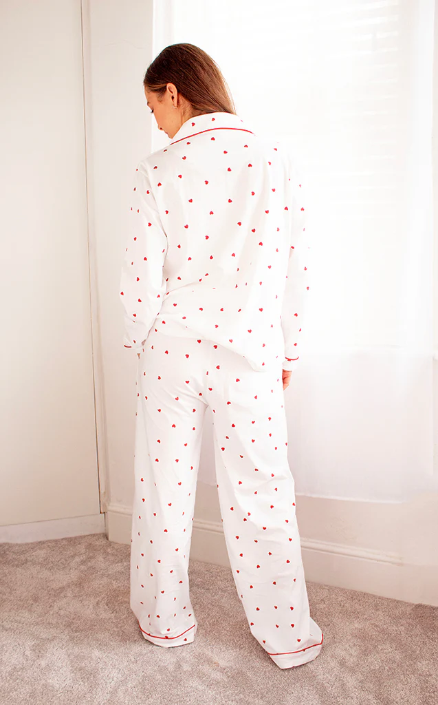 Comfort Collective Heart Print Pyjama Set - Image 3