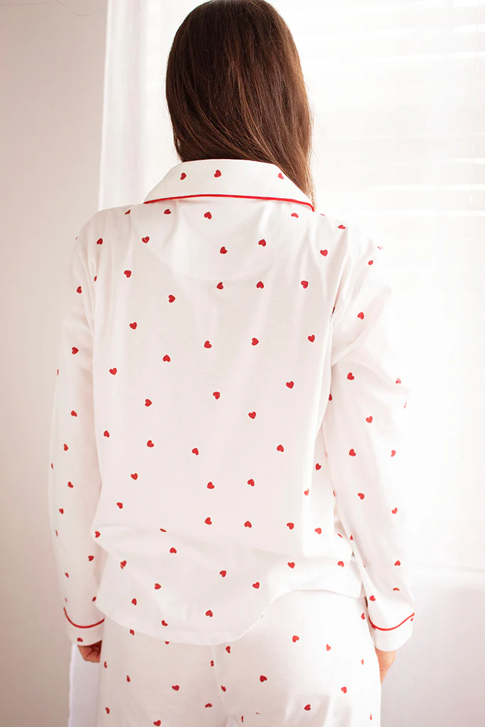 Comfort Collective Heart Print Pyjama Set - Image 4