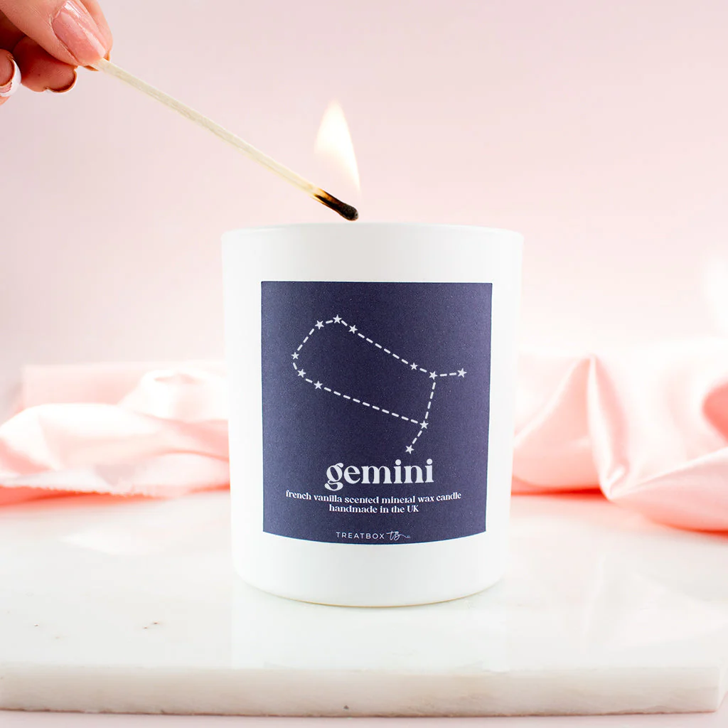 Personalised Star Sign French Vanilla Scented Candle - Image 11
