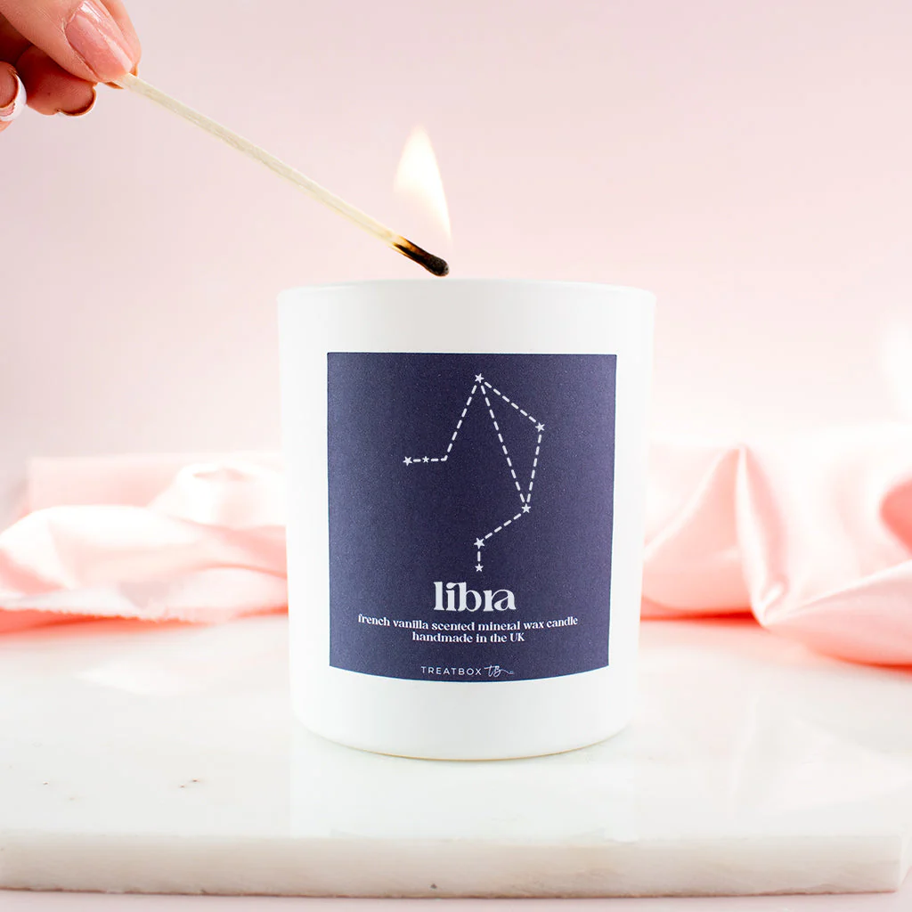 Personalised Star Sign French Vanilla Scented Candle - Image 4