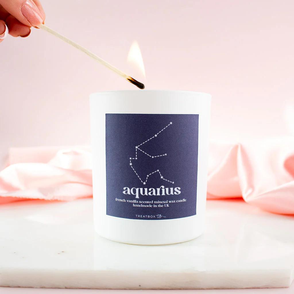Personalised Star Sign French Vanilla Scented Candle - Image 7