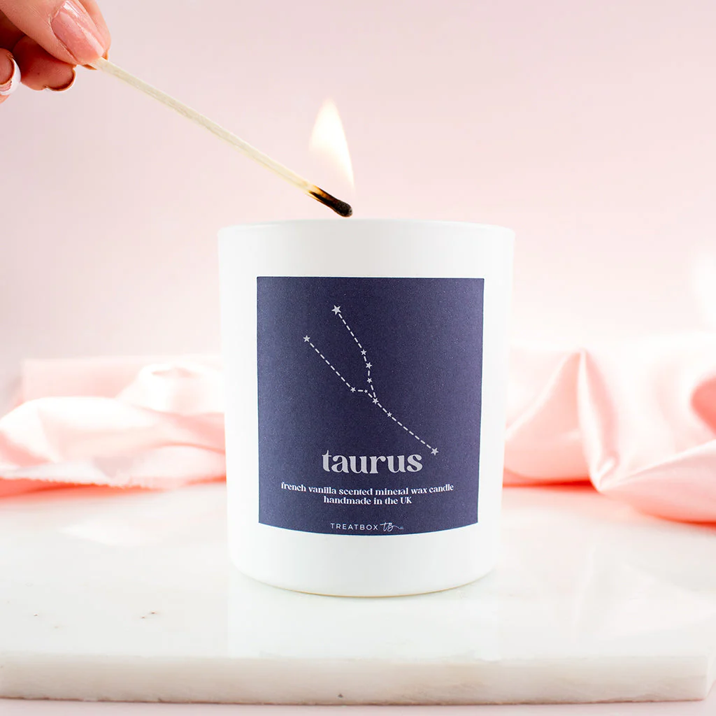 Personalised Star Sign French Vanilla Scented Candle - Image 8