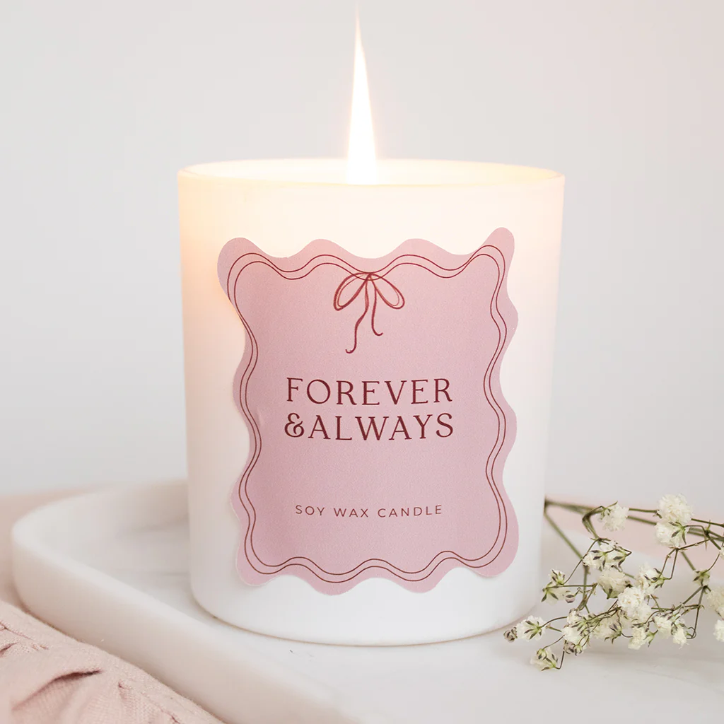 Forever & Always Soy Wax Candle Jar