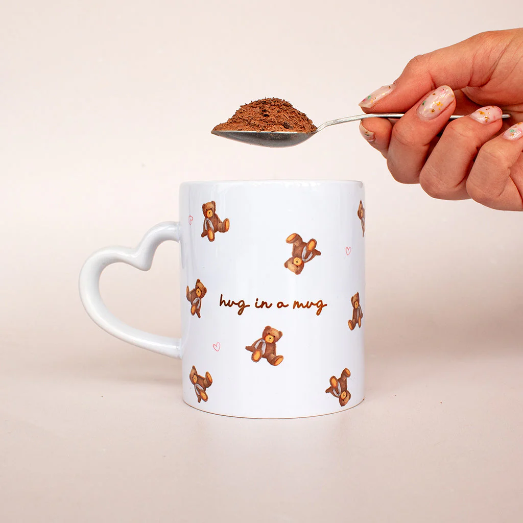 'Hug In A Mug' Bear Print Mug