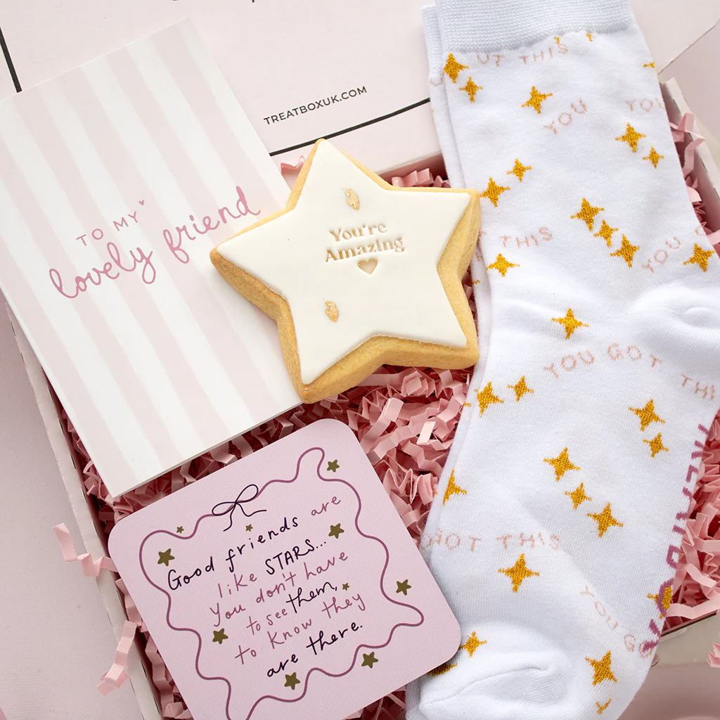 Mini Good Friends are Like Stars | Ready to go Letterbox TreatBox - Image 3