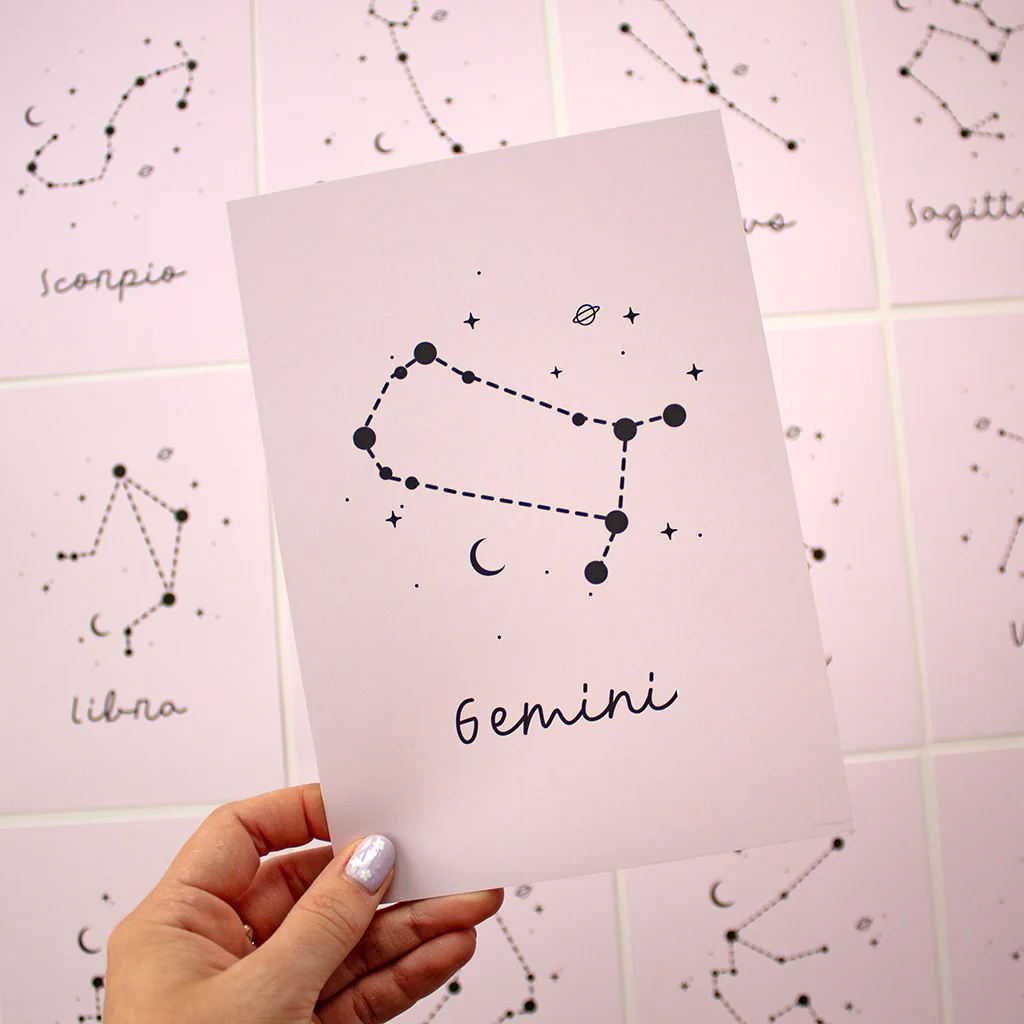 PINK Personal Star Sign Print - Image 5