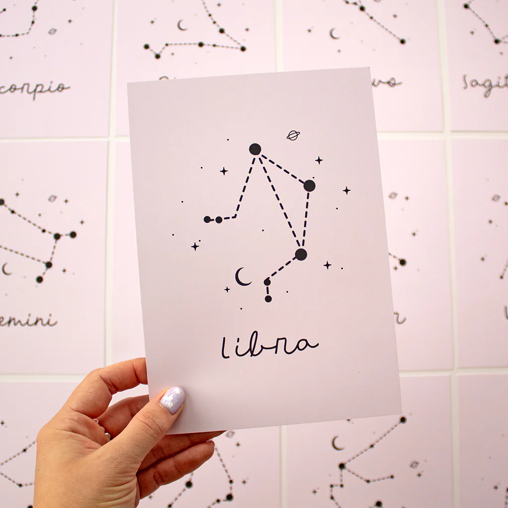 PINK Personal Star Sign Print - Image 7