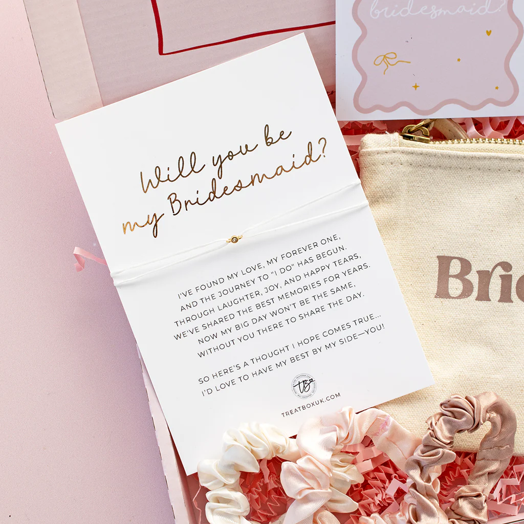 Personalised Bridesmaid / Maid Of Honour Proposal Box | Ready to Go Letterbox TreatBox - Image 3