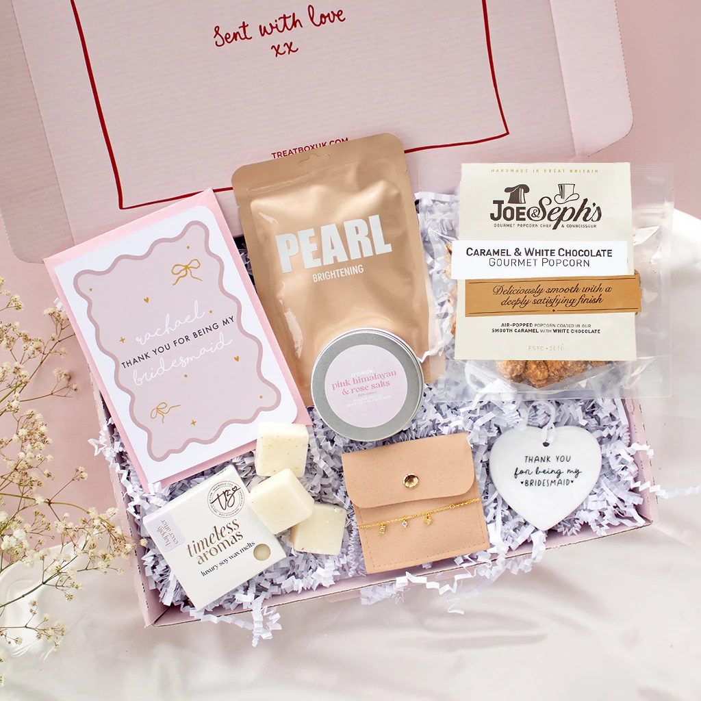 Personalised Thank you Bridesmaid/Maid of Honour | Ready to Go TreatBox