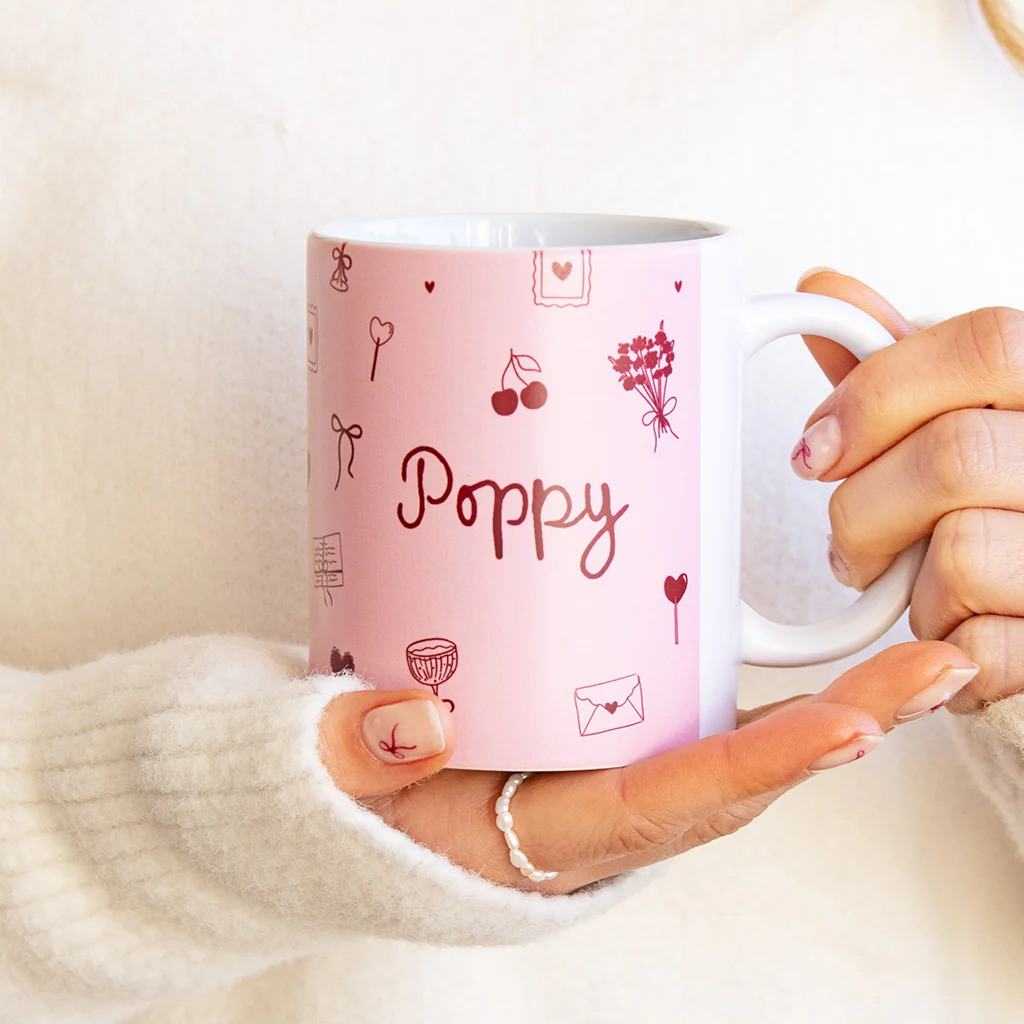 Personalised Name Love Icon Mug | Add on