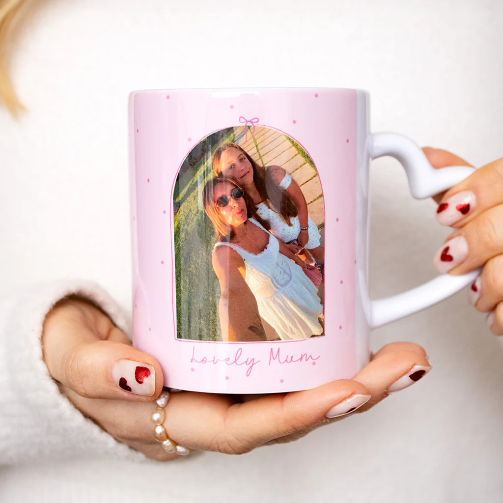 Personalised Photo Lovely Mum Individual Mug
