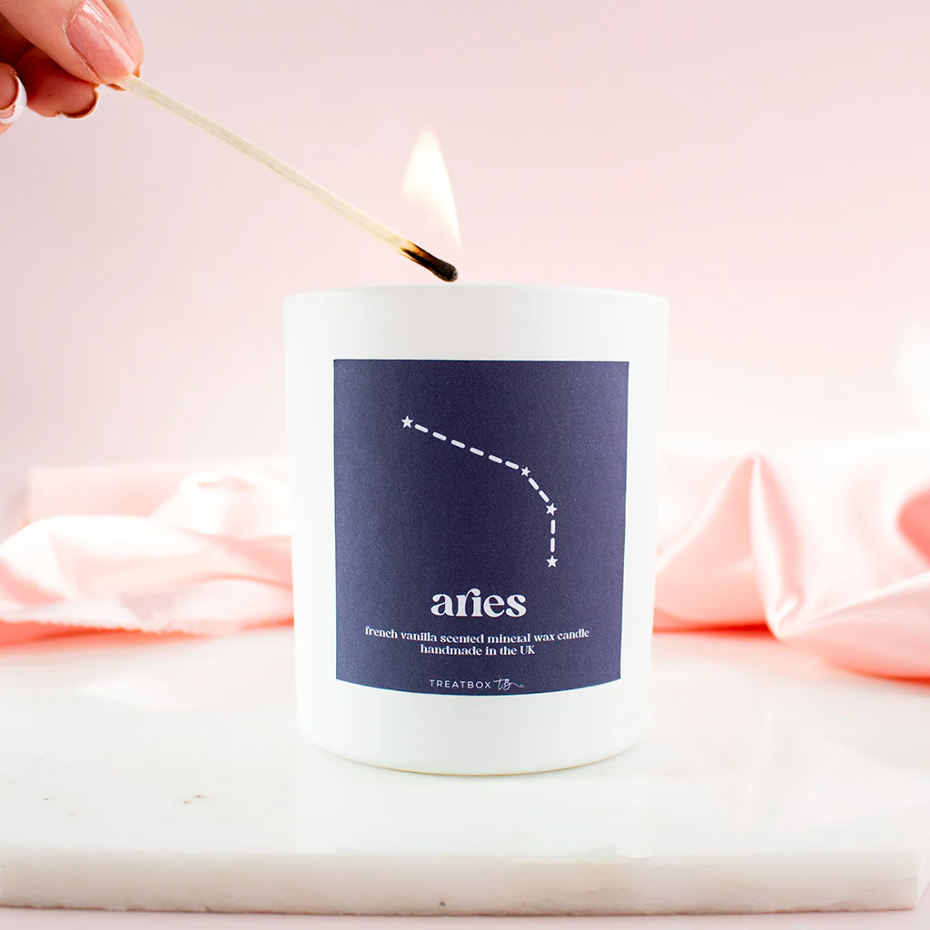 Personalised Star Sign French Vanilla Candle | Add on - Image 14