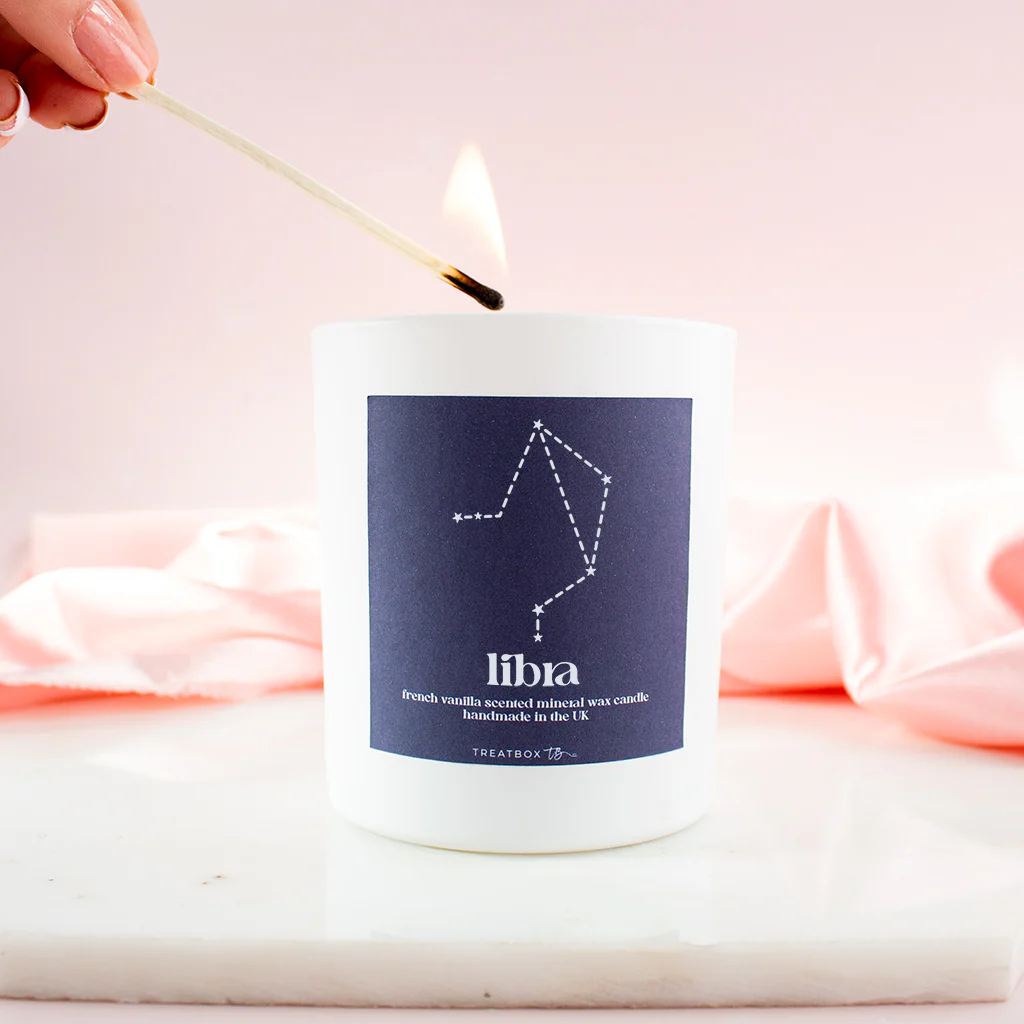 Personalised Star Sign French Vanilla Candle | Add on - Image 4