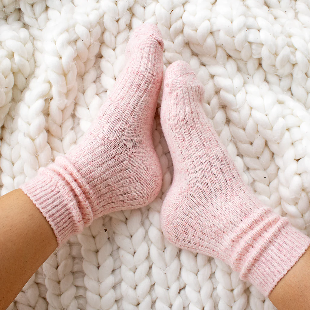 Pink Wool Socks - Image 2